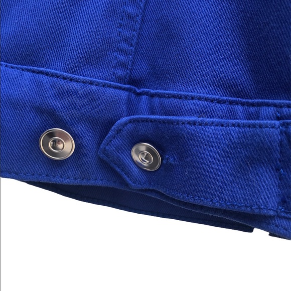 Royal Blue Gloria Vanderbilt Jacket - Picture 3 of 6